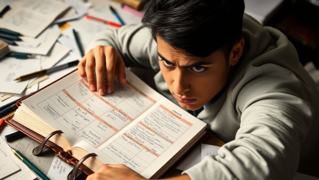 دفتر برنامه‌ریزی کلیشه‌ای با ساعت‌های خشک و غیرقابل انعطاف